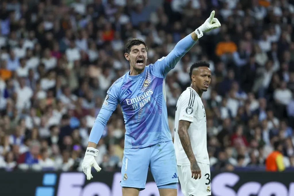 Courtois actual portero del Real Madrid