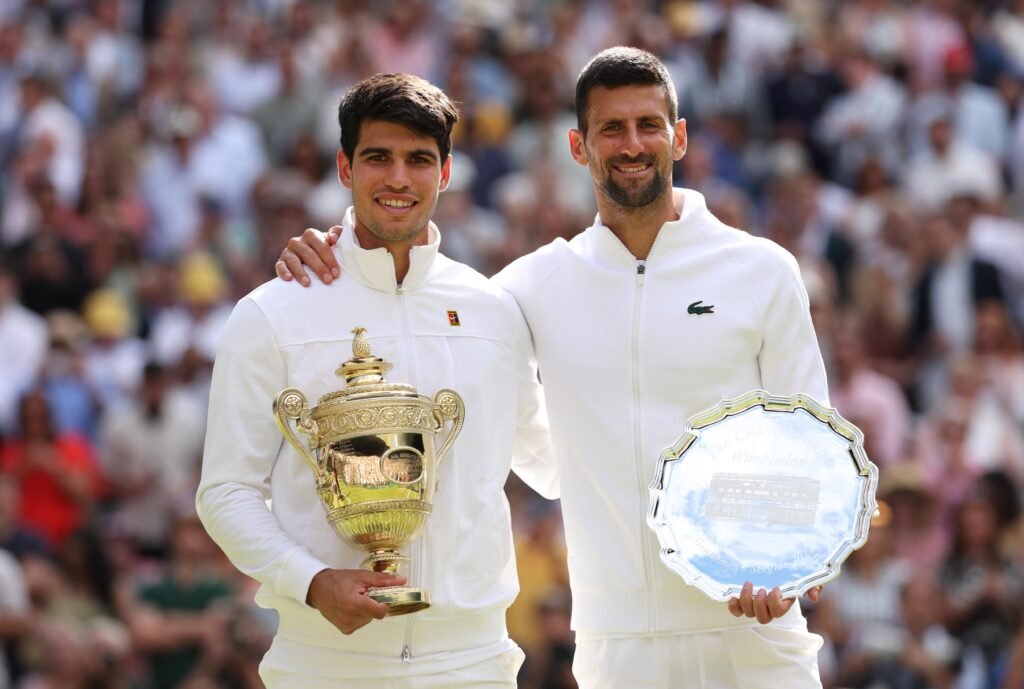 Carlos Alcaraz Novak Djokovic 2024