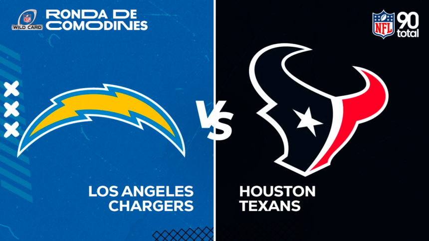 Los Angeles Chargers vs Houston Texans 90total NFL Ronda de Comodines