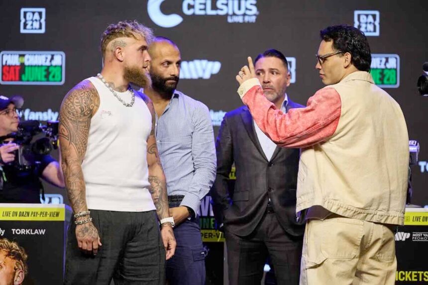 Jake Paul vs Julio César Chávez Jr. apuestas: Paul parte como claro favorito
