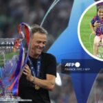 Luis Enrique y su emotiva playera tras ganar la Champions League