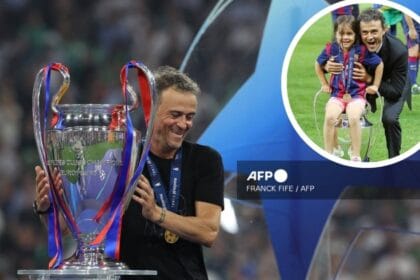 Luis Enrique y su emotiva playera tras ganar la Champions League
