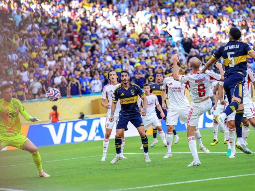 Boca Juniors ganaba, pero al final Benfica le saca empate 2-2
