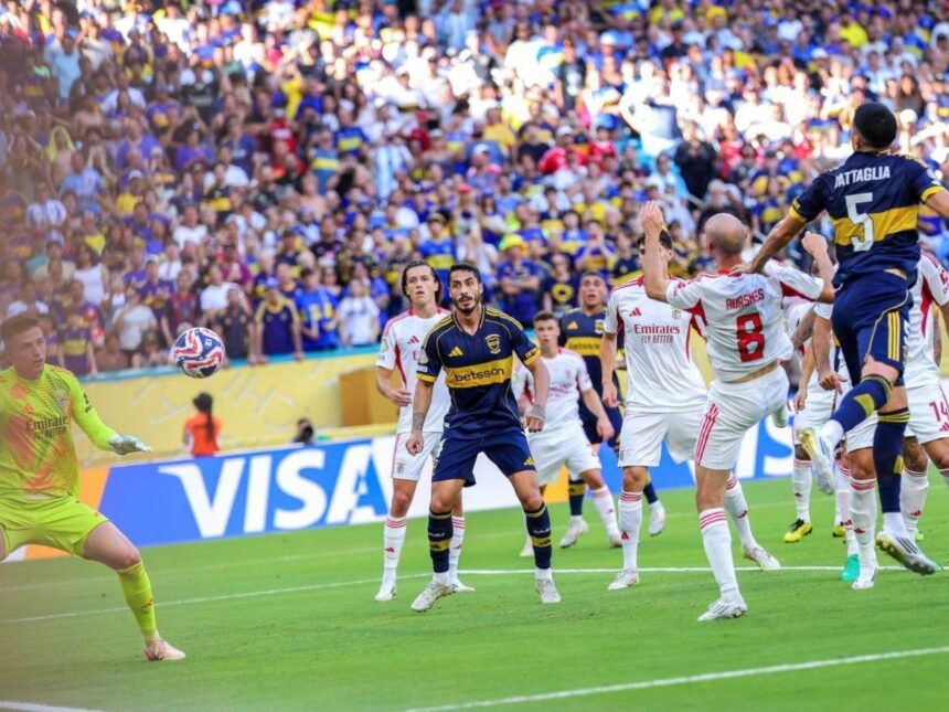 Boca Juniors ganaba, pero al final Benfica le saca empate 2-2