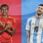 Messi Lamine Argentina vs España