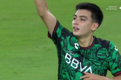 Gilberto Mora, se luce en el Juego de las Estrellas con gol