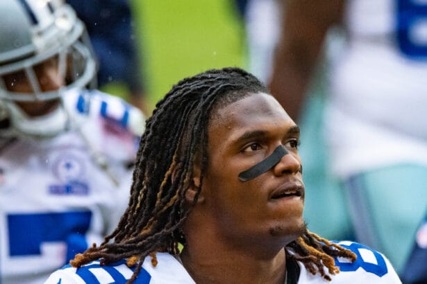CeeDee Lamb con el uniforme de Dallas Cowboys durante el partido ante Washington del 25 de octubre de 2020