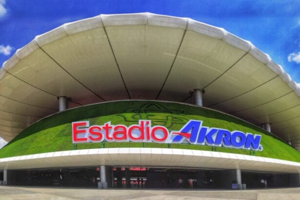Vista de archivo del Estadio Akron, casa del Guadalajara, en abril de 2021