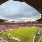 Vista del Estadio Jalisco durante un partido en febrero de 2022