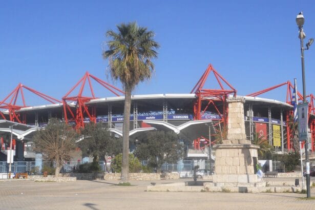Exterior del estadio Karaiskakis de Olympiacos en una fotografía de archivo de marzo de 2010