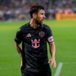 Lionel Messi durante un partido de Inter Miami ante New York City FC en septiembre de 2025